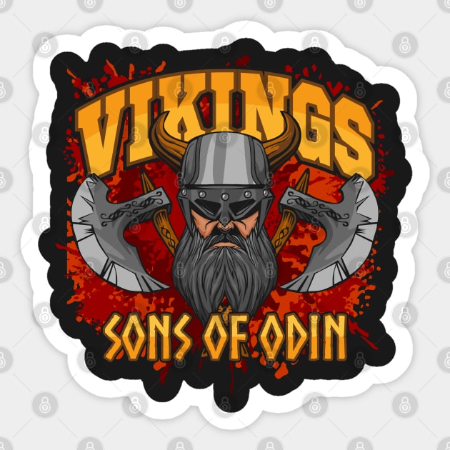 Vikings Sons Of Odin Sticker by RadStar